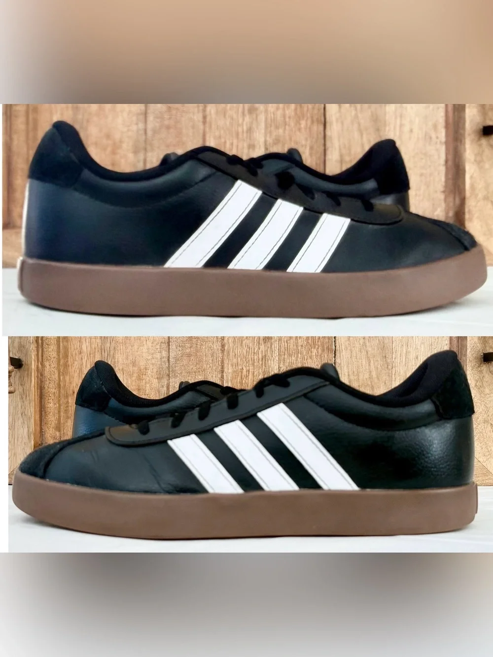 Adidas VL Court 3.0 Big Boys Sneakers Black